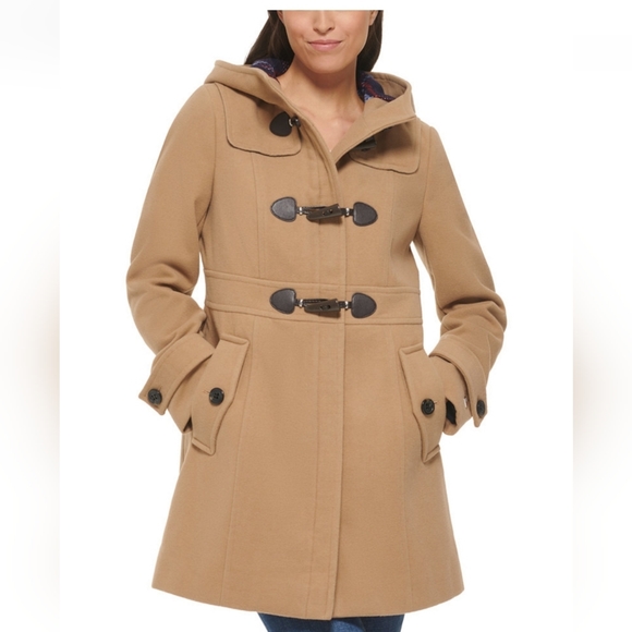 Tommy Hilfiger, Women's Hooded Toggle Walker Coat, Created for Macy's - Picture 7 of 12
